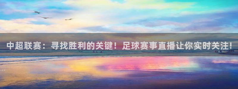 意昂平台官网：中超联赛：寻找胜利的关