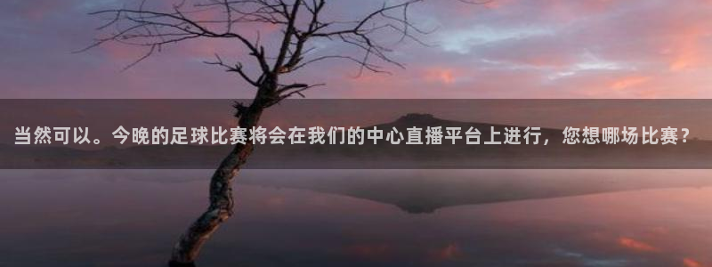  意昂登录：当然可以。今晚的足球比赛将会在我们的中心直播平台上